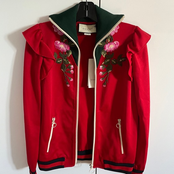gucci floral tracksuit